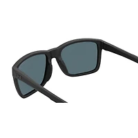 Unisex Hustle Shiny Black/TUNED Golf Blue-Green Mirror Sunglasses