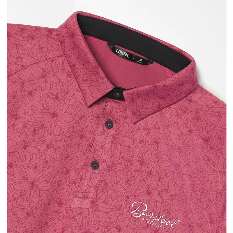 Men's Barstool Golf Azaleas Short Sleeve Polo