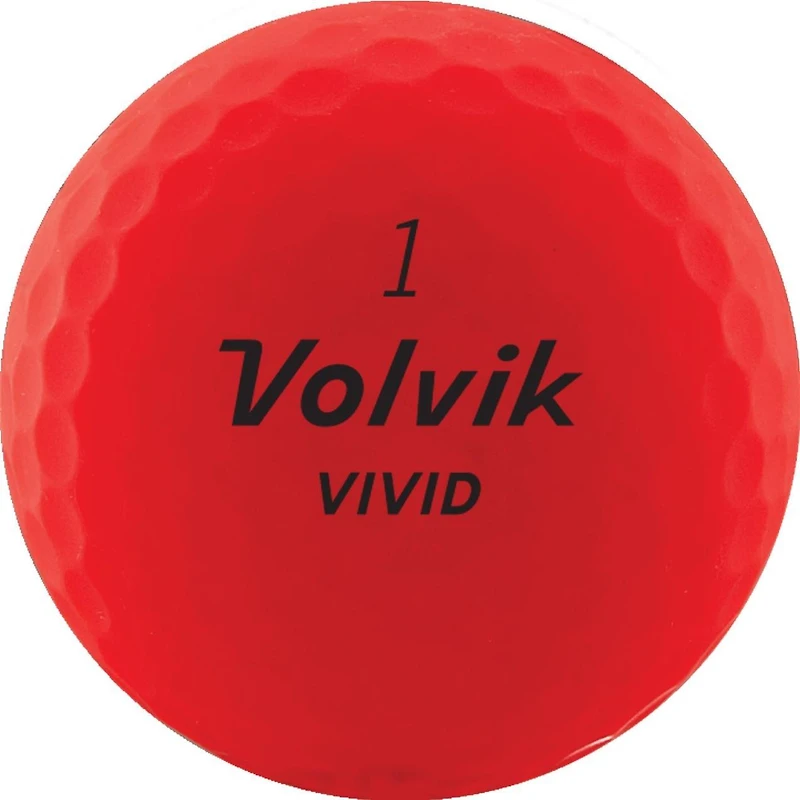 Vivid Golf Balls - Red