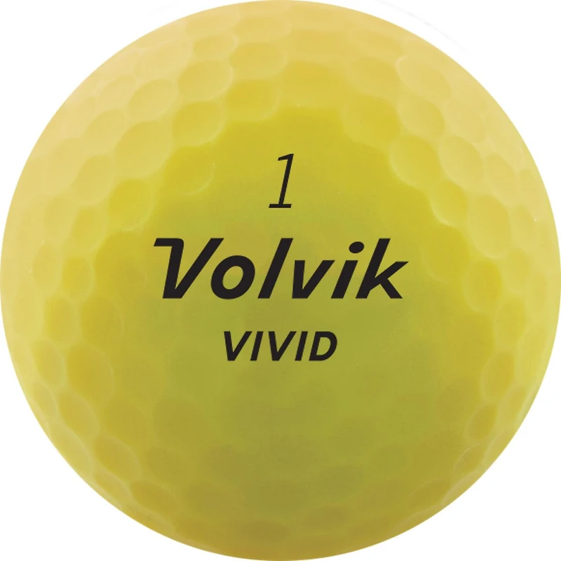 2022 Vivid Golf Balls - Yellow