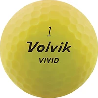 2022 Vivid Golf Balls - Yellow