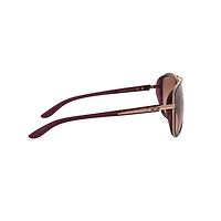 Split Time Crystal Raspberry/Rose Gold w/G40 Black Gradient Sunglasses