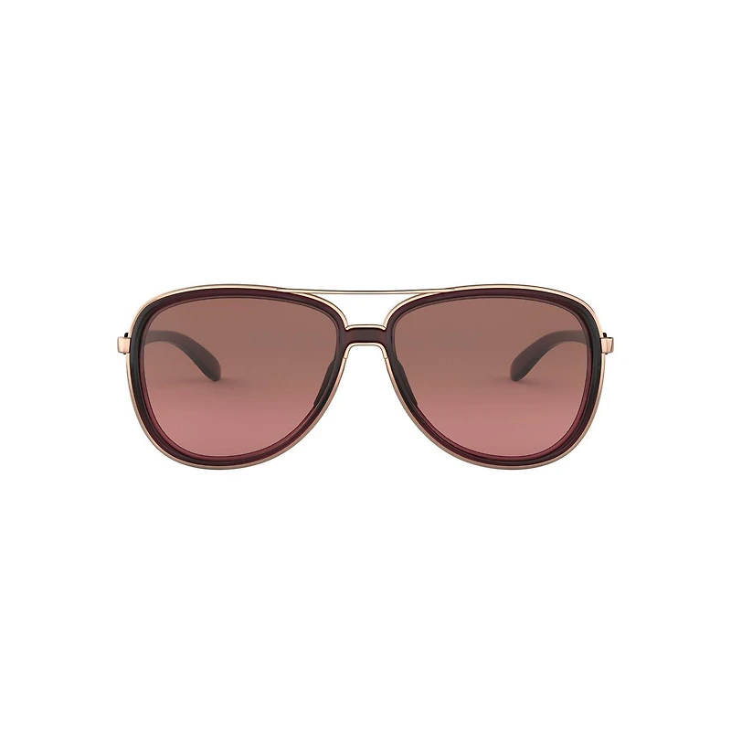 Split Time Crystal Raspberry/Rose Gold w/G40 Black Gradient Sunglasses