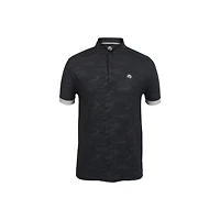Men's Camo Print Short Sleeve Polo