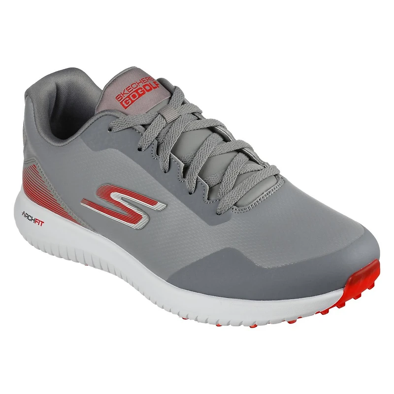 Men's Go Golf Max 2 Spikeless Golf Shoe - Grey/Red