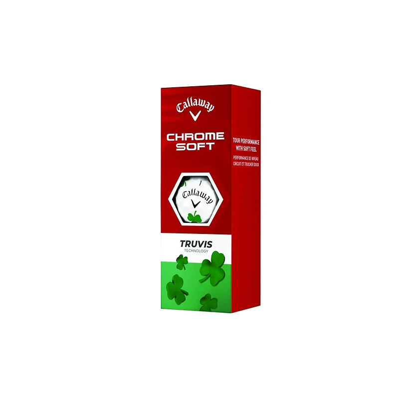 2022 Chrome Soft Truvis Golf Balls- Shamrock Edition