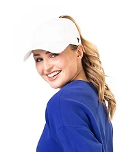 Women's High Ponytail Performance 2.0 Cap - White