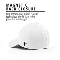 Women's High Ponytail Casual 2.0 Cap - White