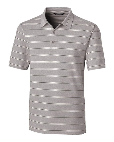 Men's Forge Heather Stripe Short Sleeve Polo