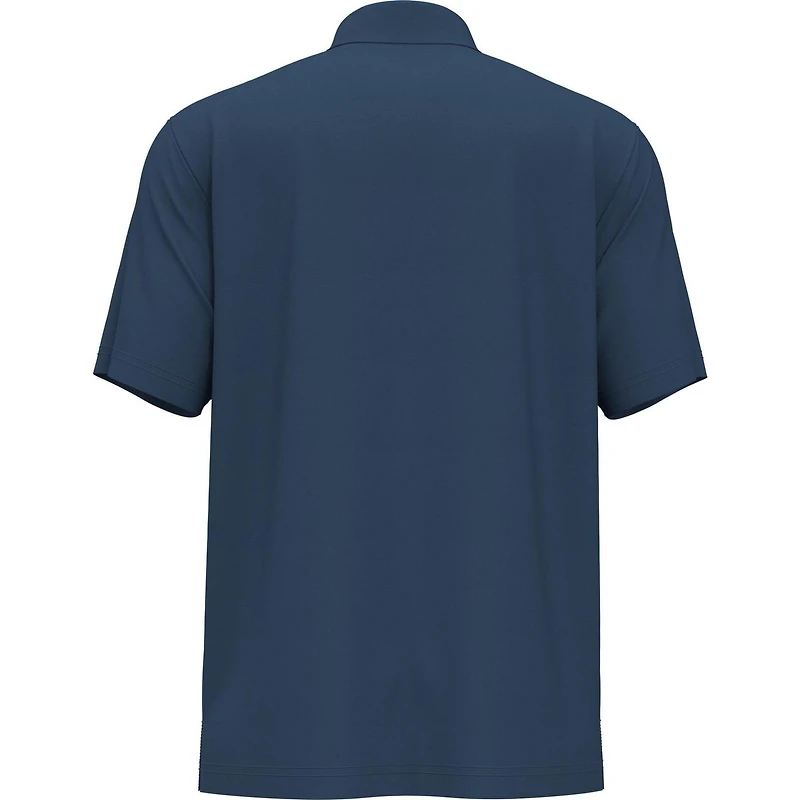Men's Blurred Chest Stripe Short Sleeve Polo