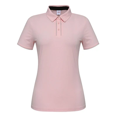 Women's Solid Short Sleeve Polo