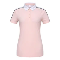 Women's Contrast Short Sleeve Polo