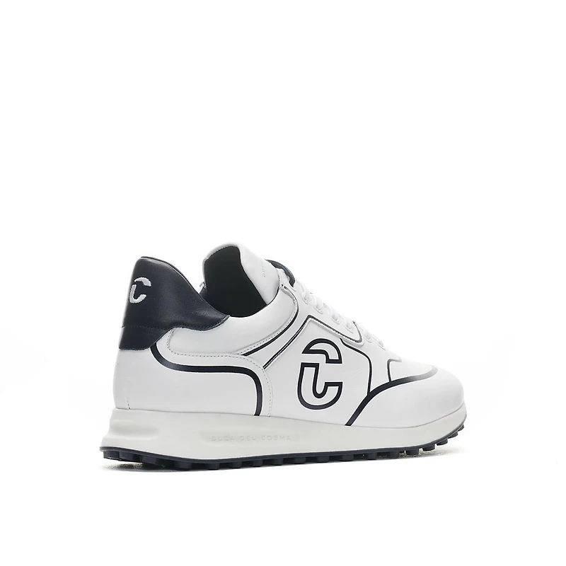 Men's Flyer Spikeless Golf Shoe - White/Navy