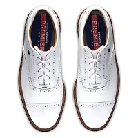 Men's Premiere Tarlow Spiked Golf Shoe - White