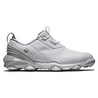 Men's Tour Alpha Spiked Golf Shoe - White/Grey/Lime