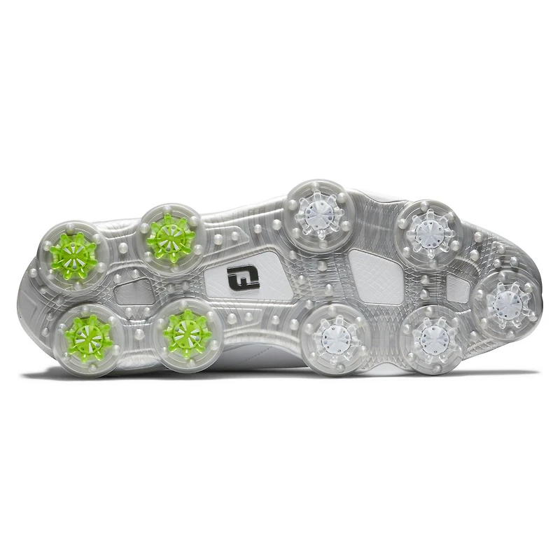 Men's Tour Alpha Spiked Golf Shoe - White/Grey/Lime