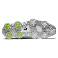 Men's Tour Alpha Spiked Golf Shoe - White/Grey/Lime