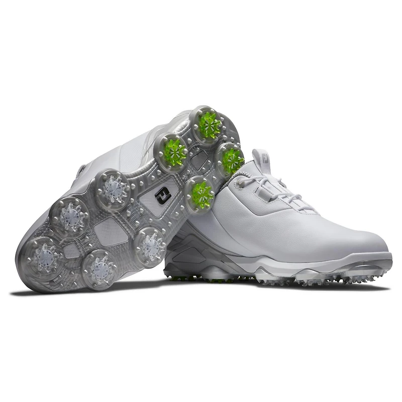 Men's Tour Alpha Spiked Golf Shoe - White/Grey/Lime