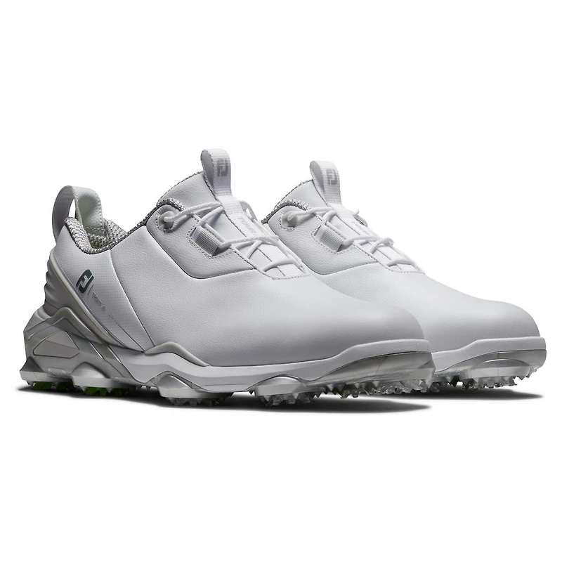 Men's Tour Alpha Spiked Golf Shoe - White/Grey/Lime