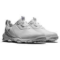 Men's Tour Alpha Spiked Golf Shoe - White/Grey/Lime