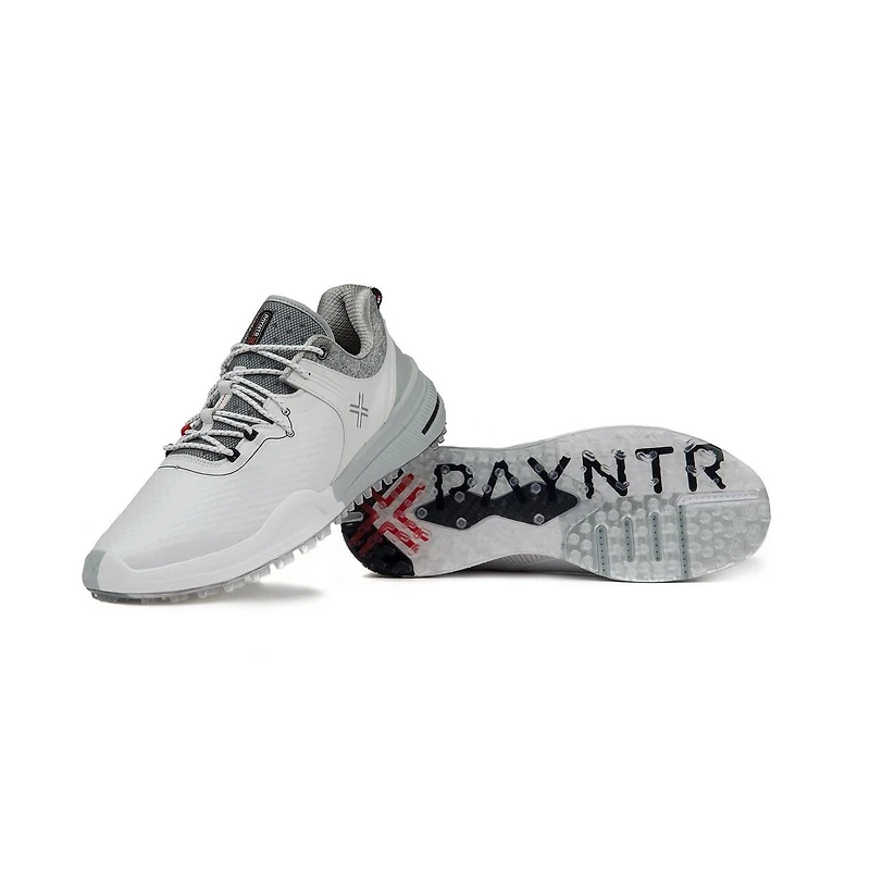 Men's X 001 Spikeless Golf Shoe - White/Grey