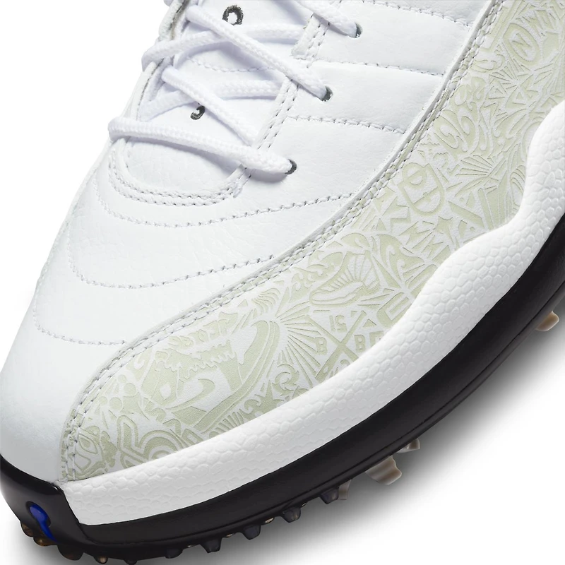 Air Jordan XII G NRG PGA22 Spiked Golf Shoe - White/Navy