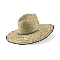 Men's P Straw Bucket Hat