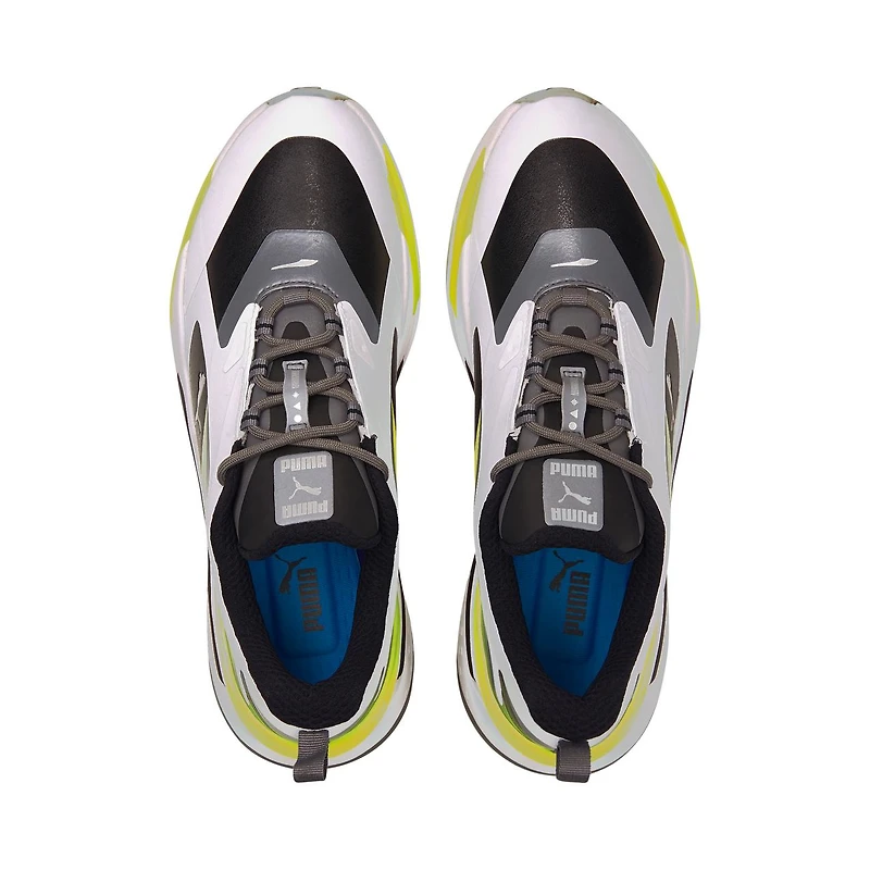 Men's GS-Fast Spikeless Golf Shoe - White/Black/Yellow