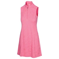 Women's Flare Zip Sleeveless Dress