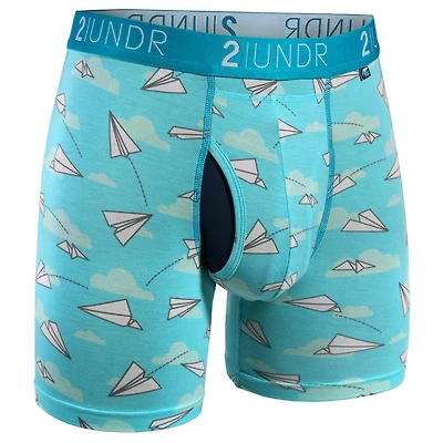 Men's Swing Shift Boxer Brief - Office Jets