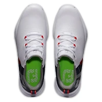 Men's Fuel Spikeless Golf Shoe - White/Navy/Yellow