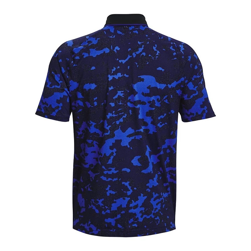 Men's Iso-Chill Charged Camo Short Sleeve Polo