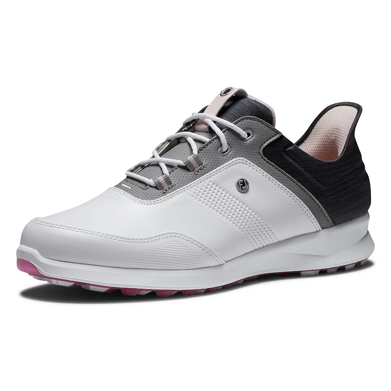 Women's Stratos Spikeless Golf Shoe - White/Grey