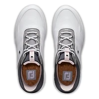 Women's Stratos Spikeless Golf Shoe - White/Grey