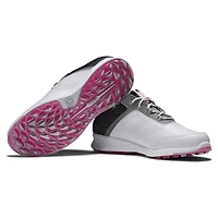 Women's Stratos Spikeless Golf Shoe - White/Grey