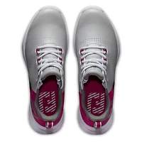Prior Generation - Women's Fuel Spikeless Golf Shoe Grey/Burgundy