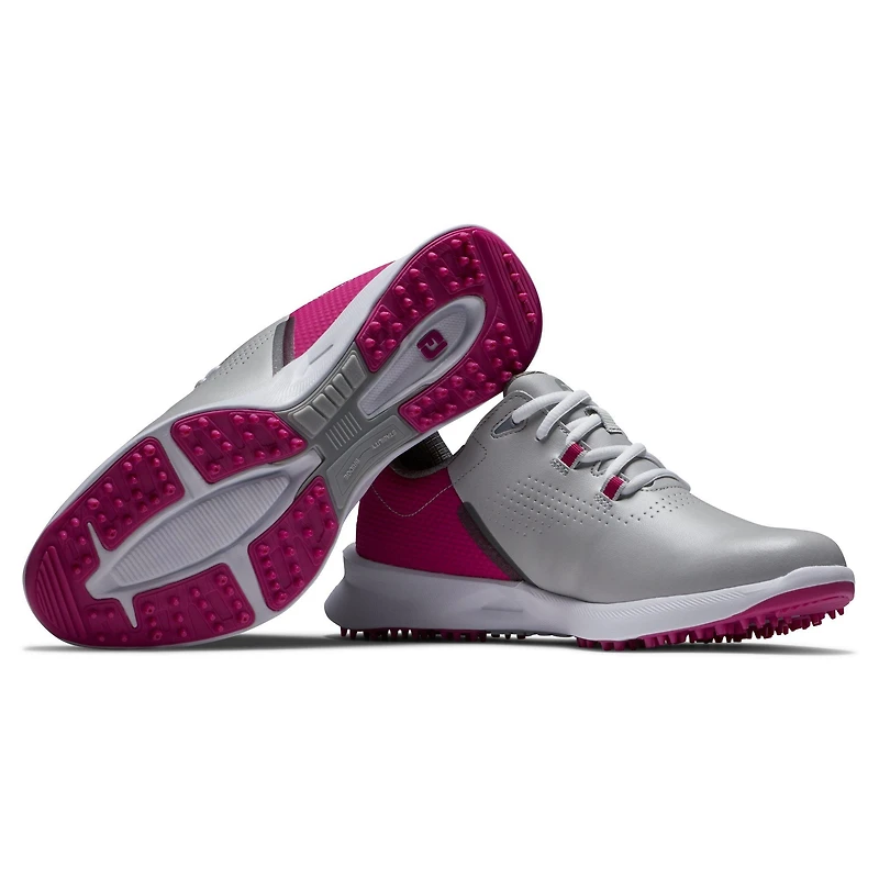 Prior Generation - Women's Fuel Spikeless Golf Shoe Grey/Burgundy