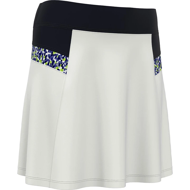 Women's Digital Confetti Print Block Pleated Skort