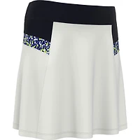 Women's Digital Confetti Print Block Pleated Skort
