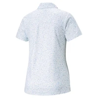 Women's Fancy Plant Short Sleeve Polo