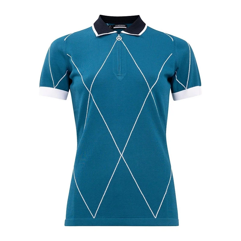 Women's Elma Knit Short Sleeve Polo