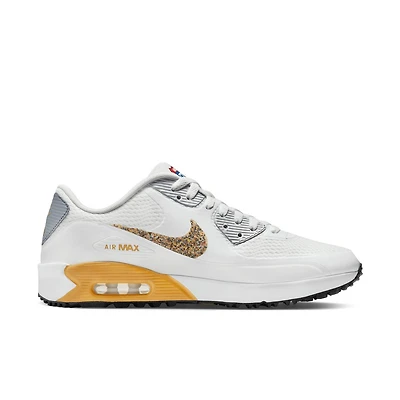 Air Max 90 G NRG P22 Spikeless Golf Shoe - White/Gold