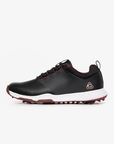 Men's The Ringer Spiked Golf Shoe - Black/Red
