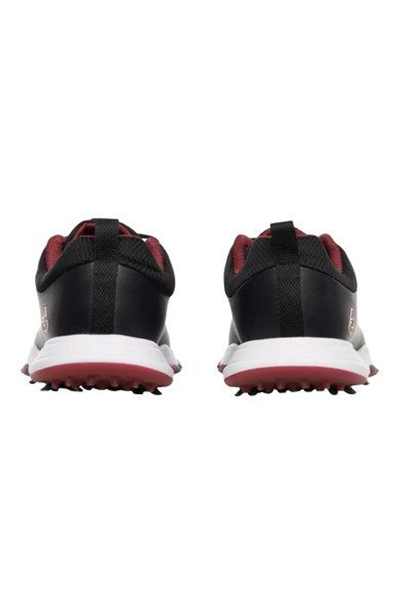 Men's The Ringer Spiked Golf Shoe - Black/Red
