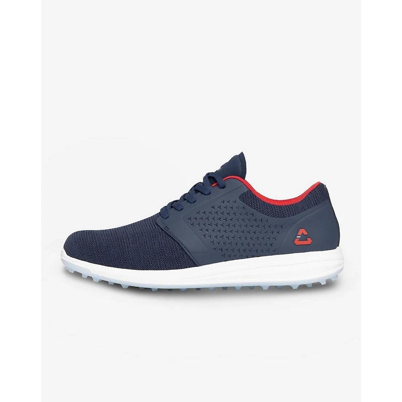 Men's The Moneymaker Spikeless Golf Shoe - Navy/Red