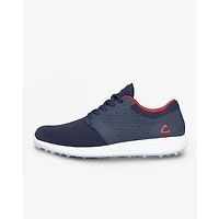 Men's The Moneymaker Spikeless Golf Shoe - Navy/Red