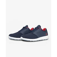 Men's The Moneymaker Spikeless Golf Shoe - Navy/Red
