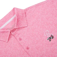 Men's Flower Crossed Tees Mixed Print Short Sleeve Polo