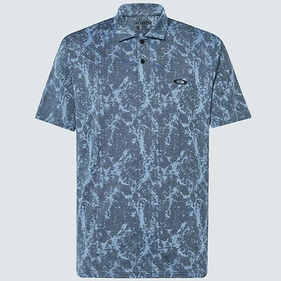 Men's Marble Jacquard Short Sleeve Polo