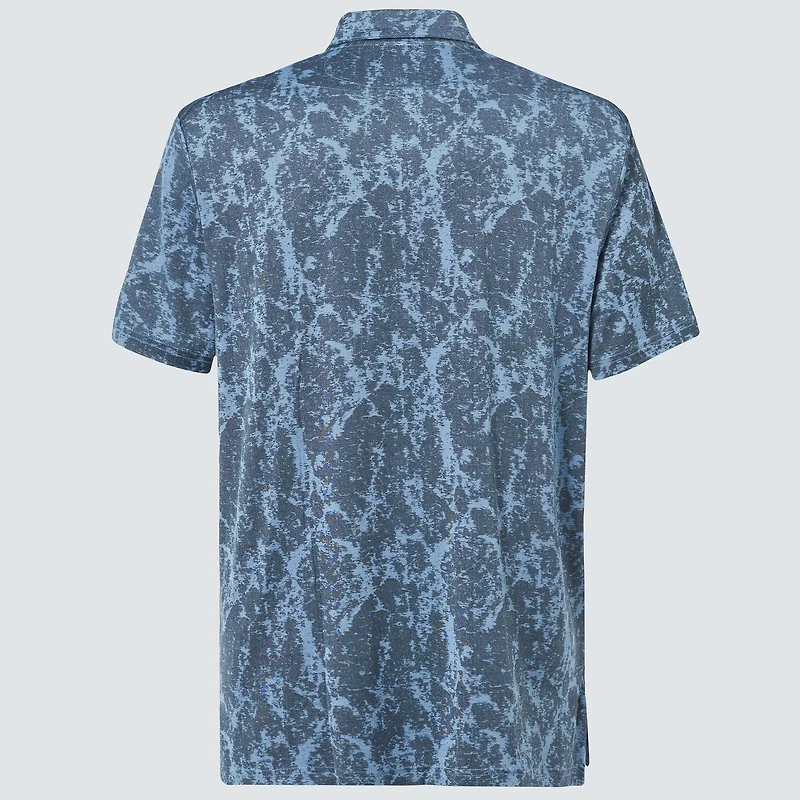 Men's Marble Jacquard Short Sleeve Polo